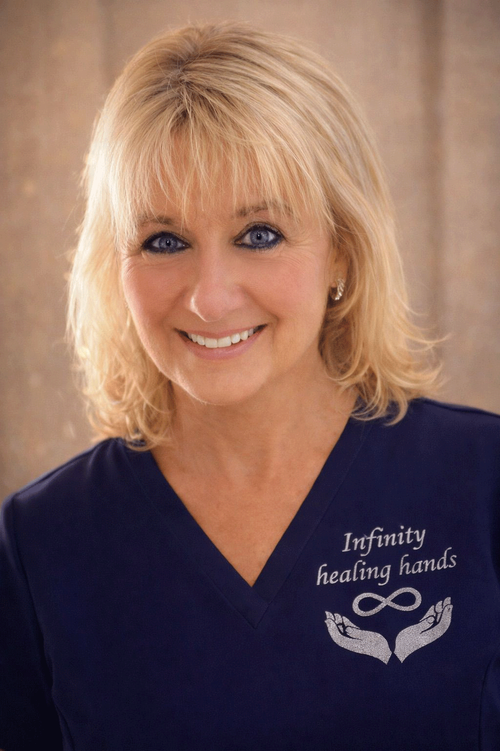 Portrait of Kim Flambard, spiritual massage therapist